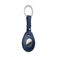 AirTag Hermès Key Ring - Bleu Saphir