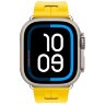 Apple Watch Ultra 3 Hermes 49mm Titanium, спортивный ремешок  Kilim желтый