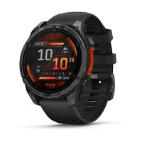 Умные часы Garmin Fenix 8 47mm, AMOLED, Slate Gray, Black Silicone Band