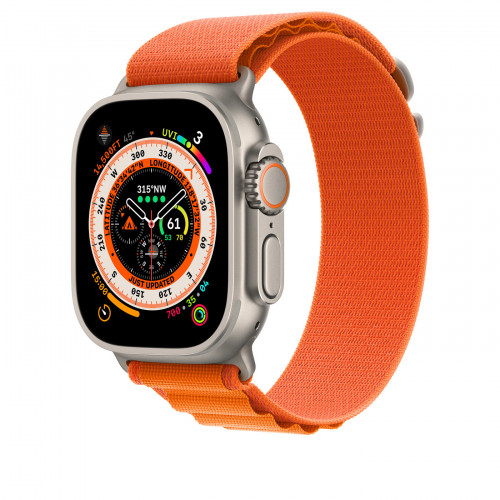 Ремешок для Apple Watch Ultra 49mm - Alpine Loop (Medium) Orange