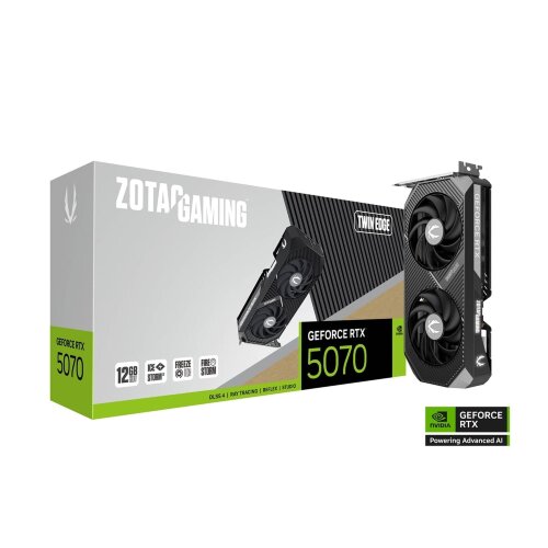 Игровая видеокарта NVIDIA ZOTAC GAMING GeForce RTX 5070 Twin Edge