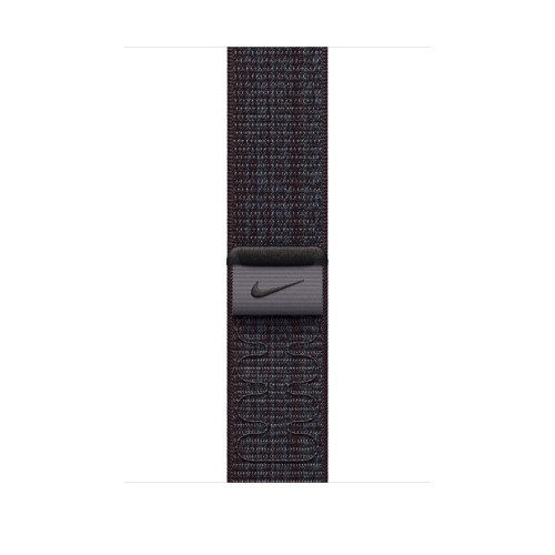 Спортивный браслет для Apple Watch 45mm Nike Sport Loop - Черный/Синий (Black/Blue)