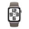 Apple Watch SE (2023) 40mm, Silver Aluminum Case with Sport Band - Clay (Коричневый)