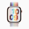 Apple Watch Series 10 46mm, Rose Gold Aluminum Case with Sport Loop - Pride Edition