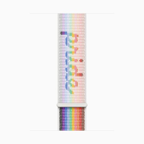 Apple Watch Series 10 46mm, Rose Gold Aluminum Case with Sport Loop - Pride Edition