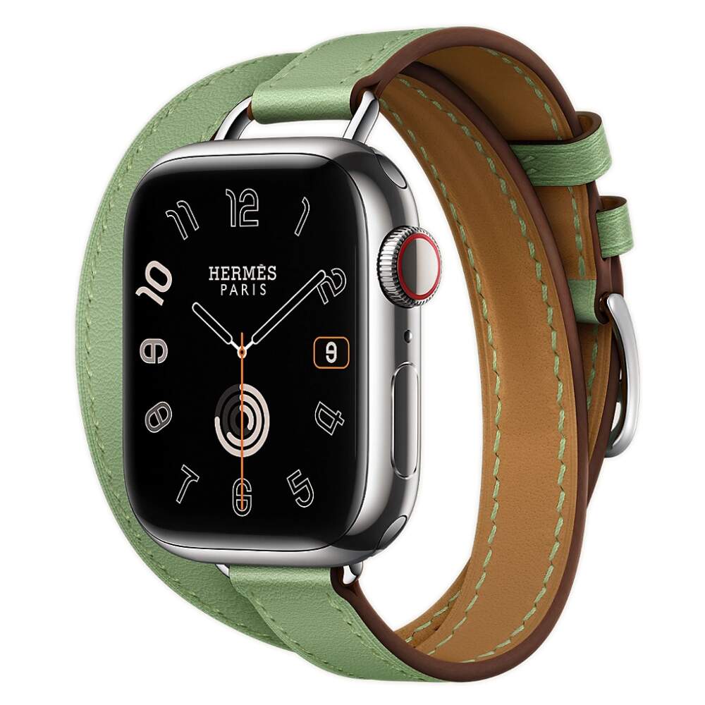 Watch 10 Hermes 42mm Attelage Double Vert Criquet