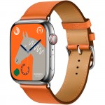 Apple Watch Hermes Series 8 45mm, Single Tour Orange