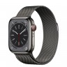 Apple Watch Series 8 41mm Graphite Stainless Steel, Milanese Loop