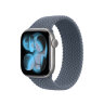Монобраслет для Apple Watch 42mm Braided Solo Loop - Синий (Anchor Blue)