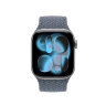 Монобраслет для Apple Watch 42mm Braided Solo Loop - Синий (Anchor Blue)