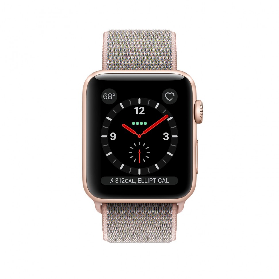 Apple Watch Series 3 42mm Gold Aluminum Case Pink Sand