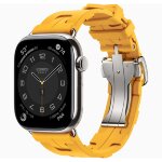 Apple Watch Hermes Series 11 46mm, спортивный ремешок Kilim темно-желтый