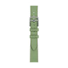Кожаный ремешок Hermes для Apple Watch Single Tour 42mm Attelage - Светло-зеленый (Vert Criquet)