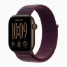 Apple Watch Series 12 46mm, Dark Bronze Aluminum Case with Sport Loop - Burgundy