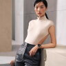 Кожаный ремешок Hermes для Apple Watch Double Tour 42mm Attelage - Соломенный (Paille/Écru)