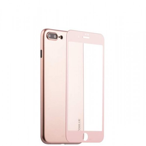 Чехол-накладка супертонкая Coblue Slim Series для iPhone 8 Plus и 7 Plus - Розовый