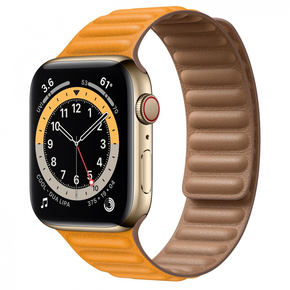 Купить Apple Watch 6 Gold Stainless Steel 44mm золотая кожа Apple Watch Gold Stainless Steel Review