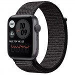Apple Watch Series 6 Nike 44 мм, алюминий "серый космос", черный браслет