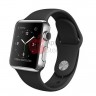 Apple Watch 42mm / Черный ремешок из фторэластомера