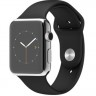 Apple Watch 42mm / Черный ремешок из фторэластомера