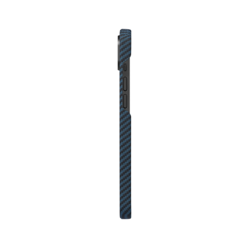 Чехол PITAKA MagEZ Case 3 для iPhone 14 с MagSafe - 1500D черный/синий (твил)