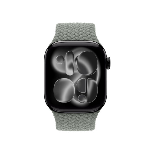 Монобраслет для Apple Watch 42mm Braided Solo Loop - Серо-зеленый (Green Gray)