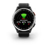 Умные часы Garmin Approach S44, Silver Aluminum Bezel, Black Silicone Band
