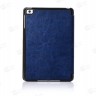 Кожаный чехол книжка Gurdini для iPad Синий
