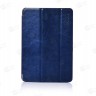 Кожаный чехол книжка Gurdini для iPad Синий