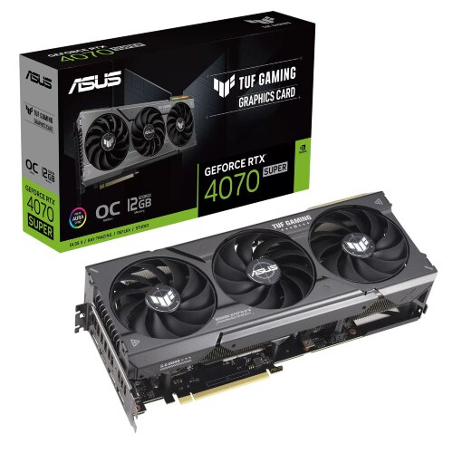 Игровая видеокарта NVIDIA ASUS TUF Gaming RTX 4070 SUPER OC 12GB
