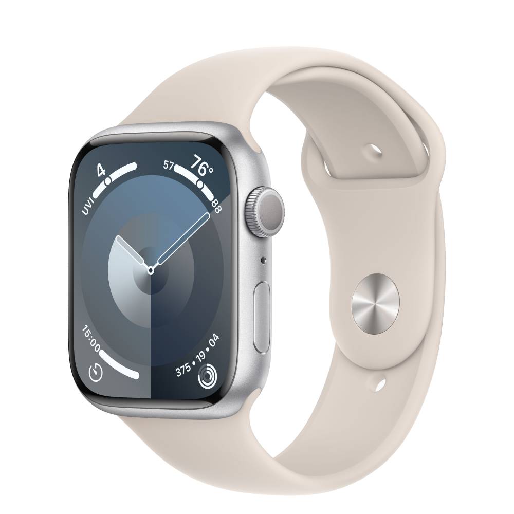 Купить Apple Watch 9 Aluminum Silver 41mm Starlight band в Москве цена