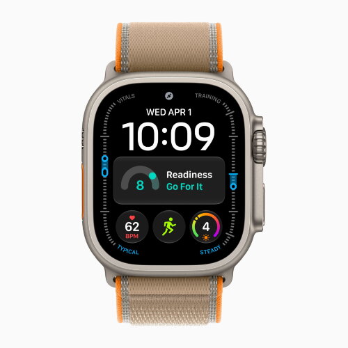 Apple Watch Ultra 4 49mm Titanium Case with Sand Trail Loop (S/M)
