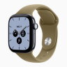 Apple Watch Series 12 42mm, Night Blue Ceramic Case with Sport Band - Olive