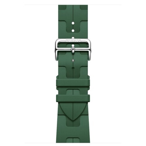 Apple Watch Hermes Series 10 46mm, спортивный ремешок Kilim зеленый