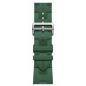 Apple Watch Hermes Series 10 46mm, спортивный ремешок Kilim зеленый