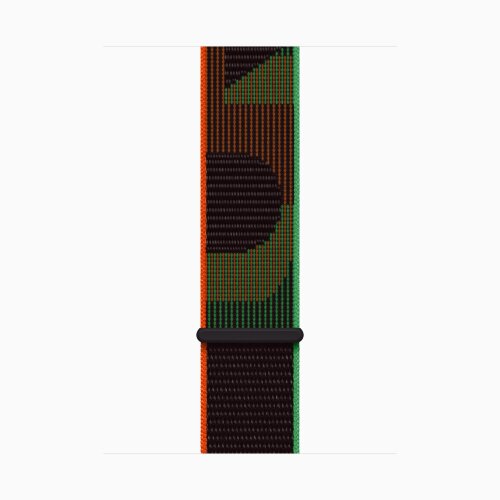 Apple Watch Series 10 46mm, Jet Black Aluminum Case with Sport Loop - Black Unity