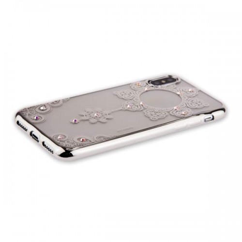 Накладка силиконовая Beckberg Monsoon для iPhone X - Розовый №4