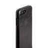 Чехол-книжка кожаная i-Carer для iPhone 8 Plus и 7 Plus Curved Edge - Черный