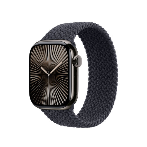 Монобраслет для Apple Watch 42mm Braided Solo Loop - Черный (Midnight)