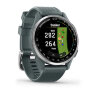 Умные часы Garmin Approach S44, Silver Aluminum Bezel, Twilight Silicone Band