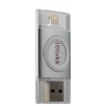 USB Флеш накопитель iDiskk 001 с разъёмом Lightning 16Gb HD Silver