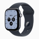 Apple Watch Series 12 42mm, Night Blue Ceramic Case with Sport Band - Navy Blue