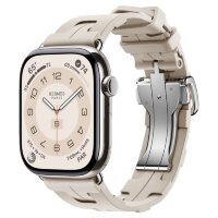 Apple Watch Hermes Series 10 42mm, спортивный ремешок Kilim бежевый