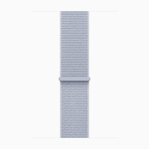 Apple Watch Series 10 46mm, Jet Black Aluminum Case with Sport Loop - Blue Cloud