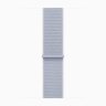 Apple Watch Series 10 46mm, Jet Black Aluminum Case with Sport Loop - Blue Cloud