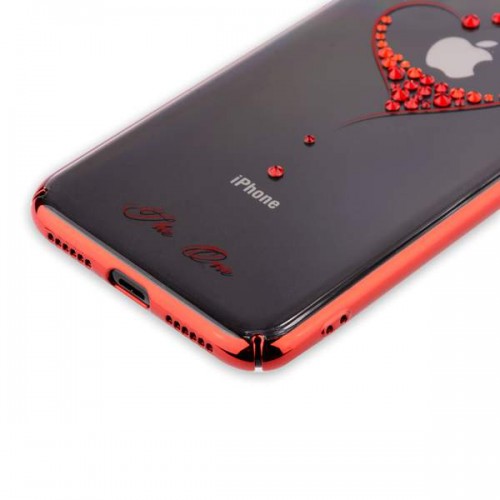 Пластиковая чехол-накладка KINGXBAR для iPhone X - красный (The One)