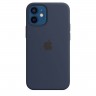 Силиконовый чехол MagSafe для iPhone 12 mini «Тёмный ультрамарин»