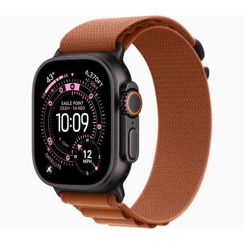 Браслет для Apple Watch Ultra 49mm Alpine Loop Finish Natural (S) - Terra Cotta (Терракота/Оранжевый)