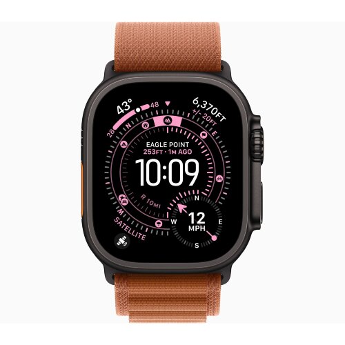 Браслет для Apple Watch Ultra 49mm Alpine Loop Finish Natural (S) - Terra Cotta (Терракота/Оранжевый)