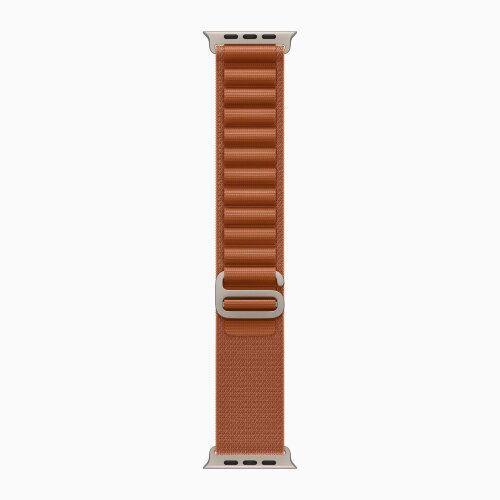 Браслет для Apple Watch Ultra 49mm Alpine Loop Finish Natural (S) - Terra Cotta (Терракота/Оранжевый)